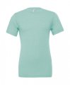 Heren T-shirt Bella Triblend Crew Neck 3413 Dusty Blue